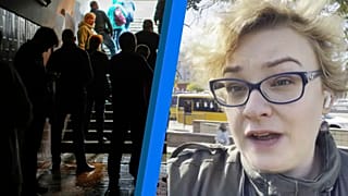 En début d'après-midi, les habitants de Kyiv ont commencé à quitter les abris sous-terrains aménagés dans les stations de métro.