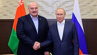 Belarus Cumhurbaşkanı Aleksandr Lukaşenko ile Rusya Devlet Başkanı Putin