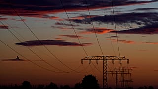 Cabos de distribuição elétrica na Alemanha