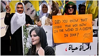 Protesters around the world show support for women in Iran