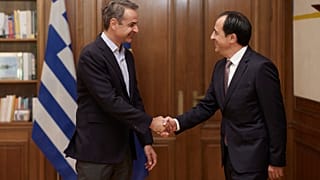 Κυριάκος Μητσοτάκης και Νίκος Χριστοδουλίδης