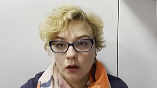 Nataliia Liubchenkova en Kiev, Ucrania, en un video grabado el 10 de octubre de 2022.