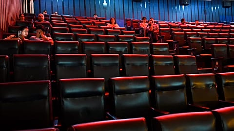 Empty cinema seats 