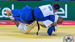 Jorge Fonseca e Ilia Sulamanidze no combate pelo bronze em Tashkent.