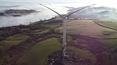 Ripple's first wind turbine in Graig Fatha, Wales
