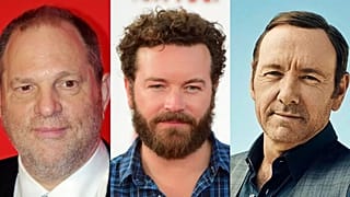 Harvey Weinstein (Left), Danny Masterson (centre) and Kevin Spacey (right) all face trial this month