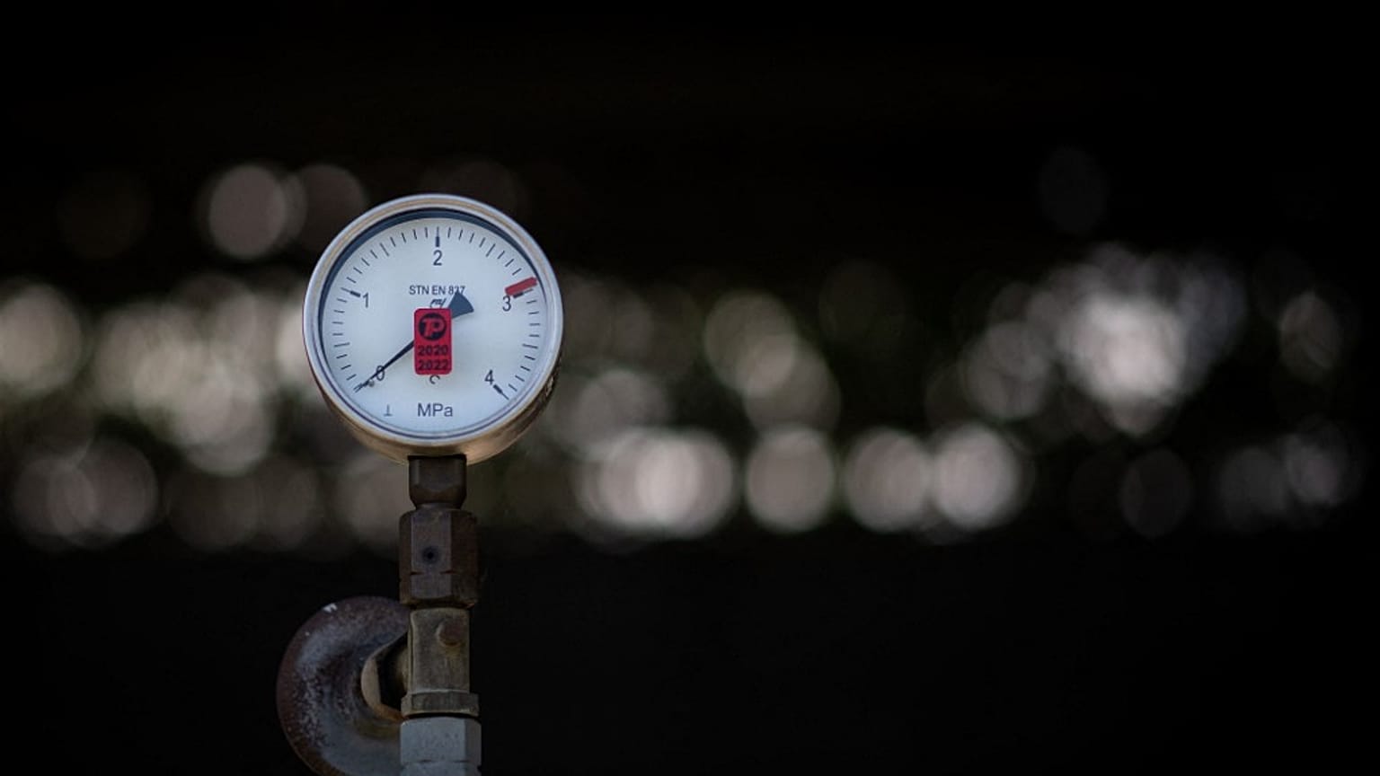 Indicador de pressão no oleoduto Druzhba (foto de arquivo)