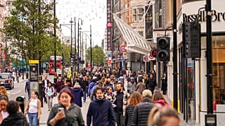 Oxford Street à Londres (12/10/22) 