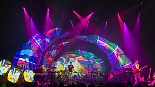 From left, David Portner (AKA Avey Tare), Brian Weitz (AKA Geologist), Noah Lennox (AKA Panda Bear), and Josh Dibb (AKA Deakin) of Animal Collective