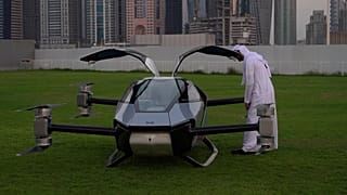 Chinese firm tests a two-passenger electric flying taxi in Dubai