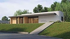 The 3D-printed school in Lviv will be able to host over 100 children.