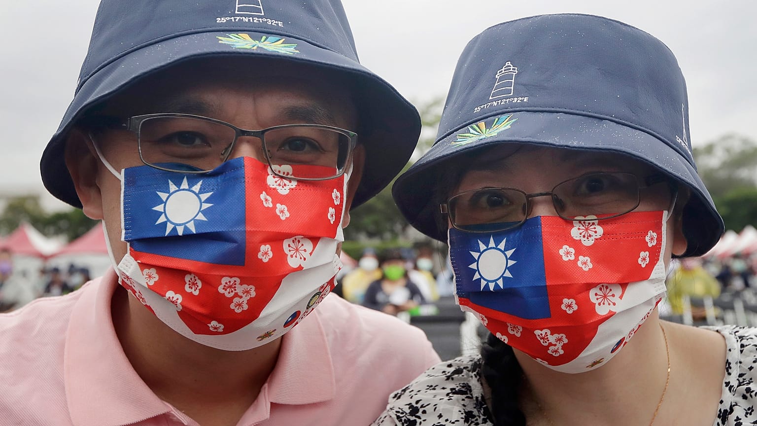 Turistas en Taiwán.