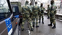 Österreichsche EUFOR-Soldaten in diesem Sommer in Sarajevo