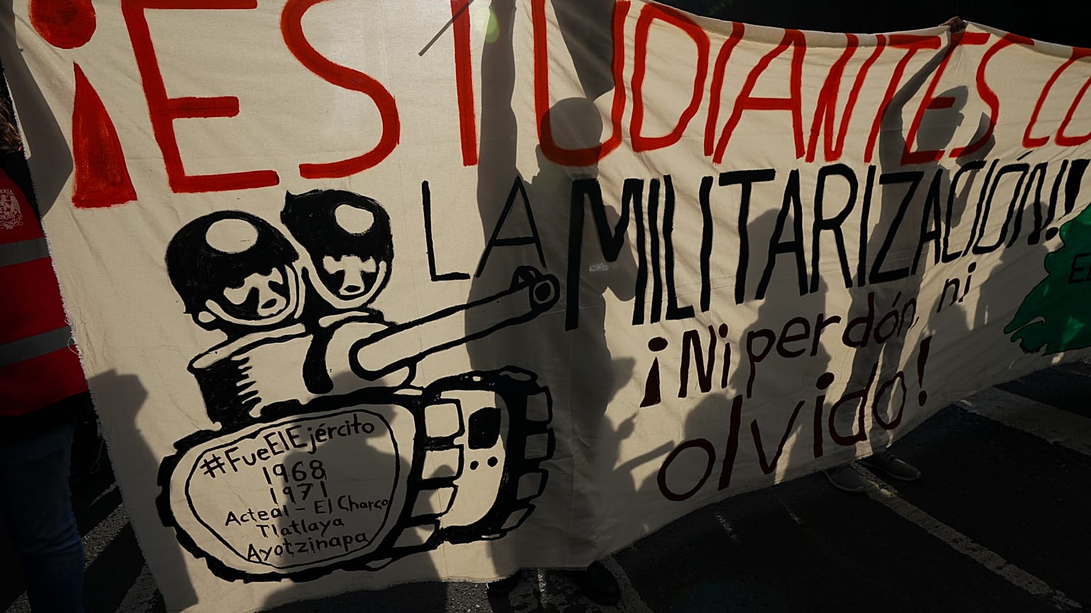 Protesta contra la ampliación de la militarización de las calles