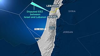 La zona che era contesa tra Israele e Libano