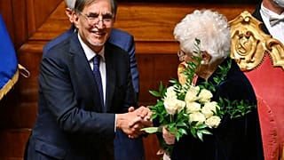 Ignazio La Russa e la senatrice a vita Liliana Segre