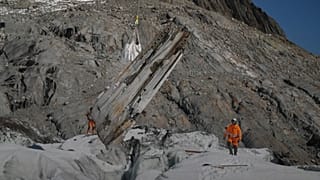 The US Dakota plane crashed in the Swiss Alps in 1946 during World War Two