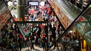 Proteste für die Fortführung des 9-Euro-Tickets in Berlin, 29. August 2022