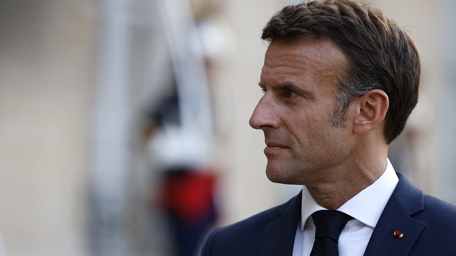 الرئيس الفرنسي إيمانويل ماكرون، 12 سبتمبر 2022.