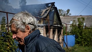 Сгоревший дом в Бахмуте. 22 сентября 2022 года