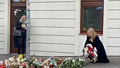 A szlovák elnök is lerója kegyeletét