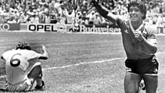 Maradona'nın İngiltere'ye attığı gol 