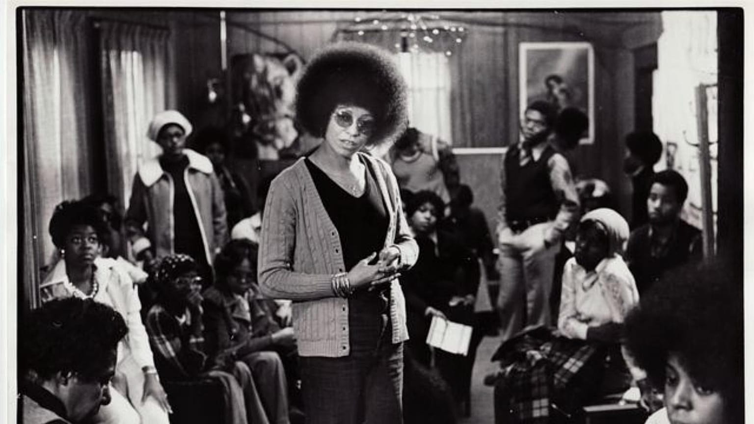 American activist and icon Angela Davis 