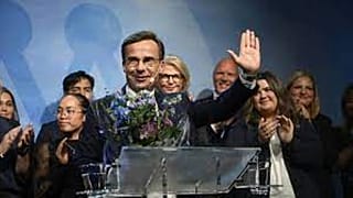 Il futuro premier svedese, Ulf Kristersson