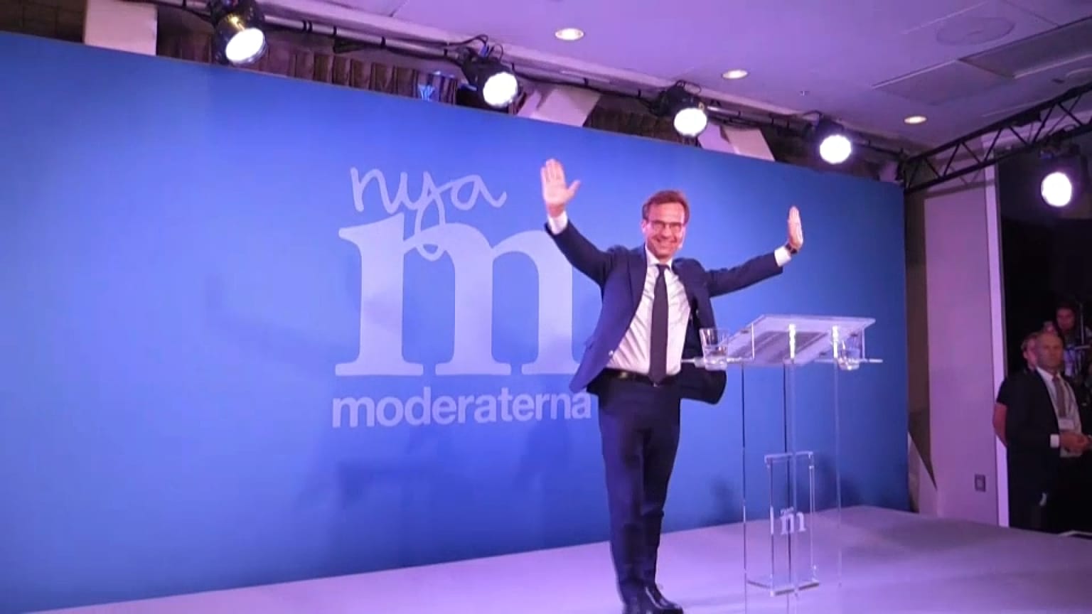 El futuro primer ministro sueco, Ulf Kristersson