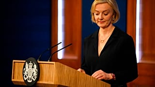 La primera ministra británica Liz Truss, Londres, Reino Unido 14/10/2022
