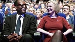 Der ehemalige Finanzminister Kwasi Kwarteng und die ehemalige Premierministerin Liz Truss