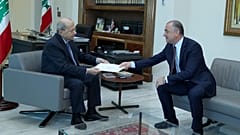 Lübnan Cumhurbaşkanı Mişel Avn, Meclis Başkan Yardımcısı İlyas Ebu Saab