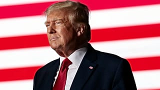 الرئيس الأمريكي السابق دونالد ترامب في تجمع في ويلمنجتون، نورث كارولاينا.