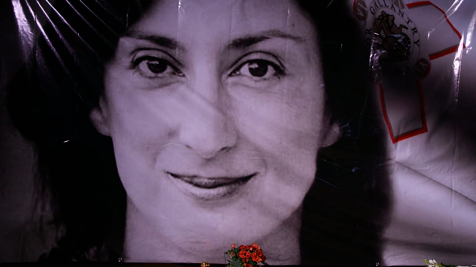 Daphne Caruana Galizia portréja Vallettában