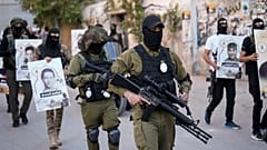 Palästinensische Kämpfer in Gaza
