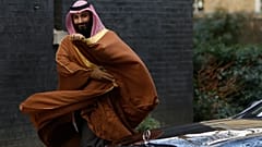 ولي العهد السعودي محمد بن سلمان في لندن. 07/03/2018