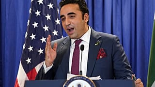 وزير الخارجية الباكستاني بيلاوال بوتو زرداري يتحدث بعد اجتماعه مع نظيره الأمريكي أنتوني بلينكن في واشنطن 26/09/2022
