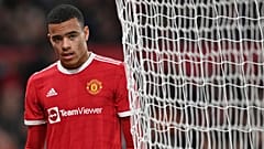 Mason Greenwood leaving the pitch after being substituted during a Premier League match on 3 January 2022 