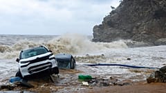 Auf Kreta in Griechenlang hat ein Sturm getobt - wie hier in Paliokastro