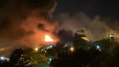 Incendie dans la prison d'Evine à Téhéran, en Iran, le samedi 15 octobre 2022.