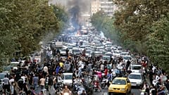 احتجاجاj على مقتل مهسا أميني وسط طهران. 2022/0921