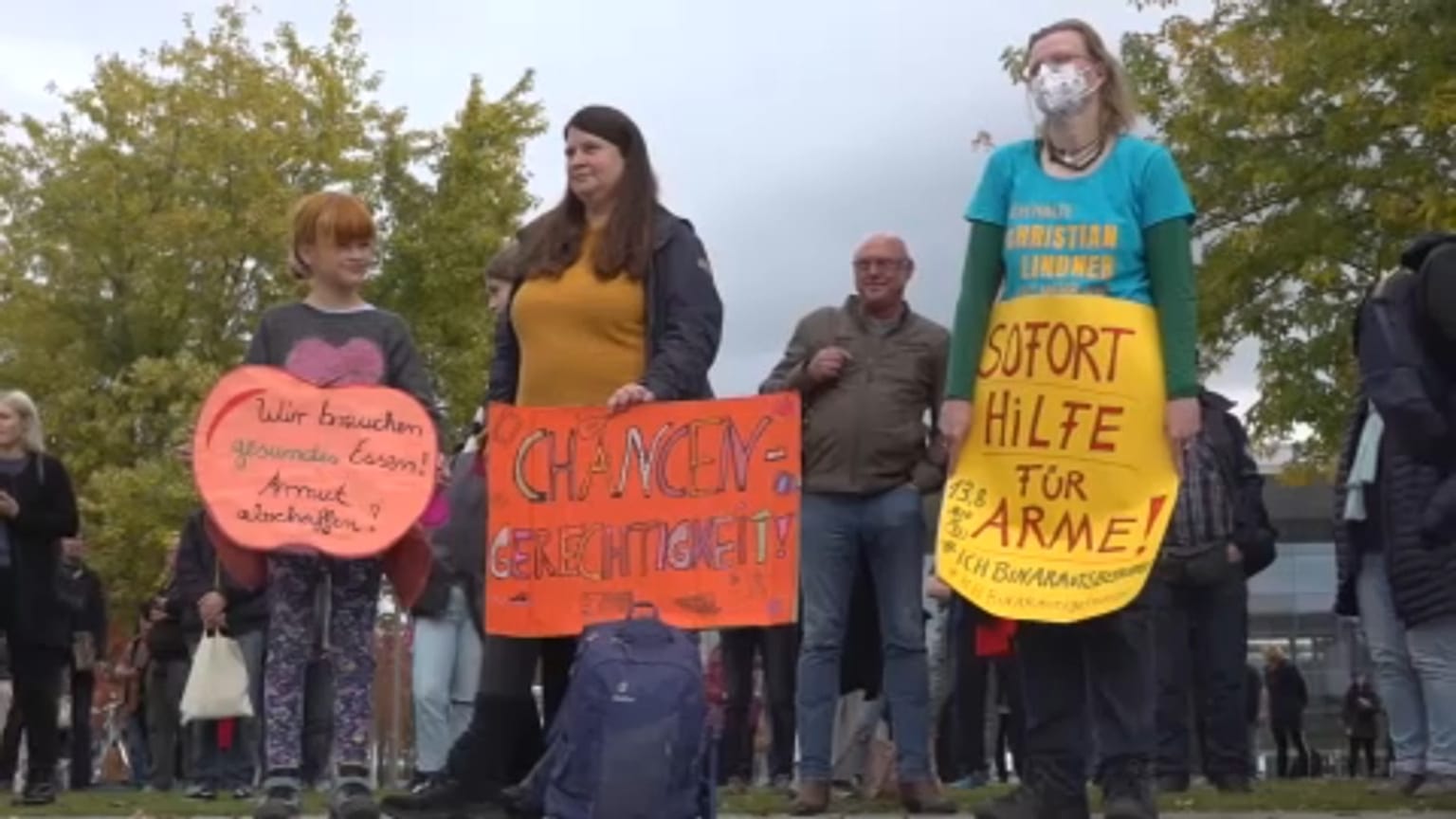 Protest gegen Armut