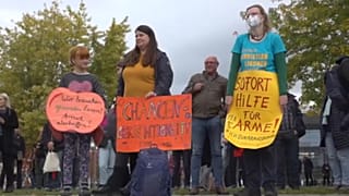 Protest gegen Armut