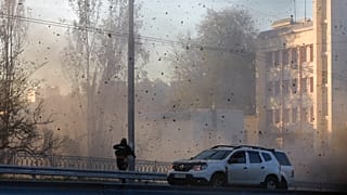Έκρηξη στο Κίεβο μετά από επίθεση με drones