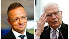 Szijjártó Péter és Josep Borell