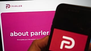 A konzervatív közösségi média weboldala, logója