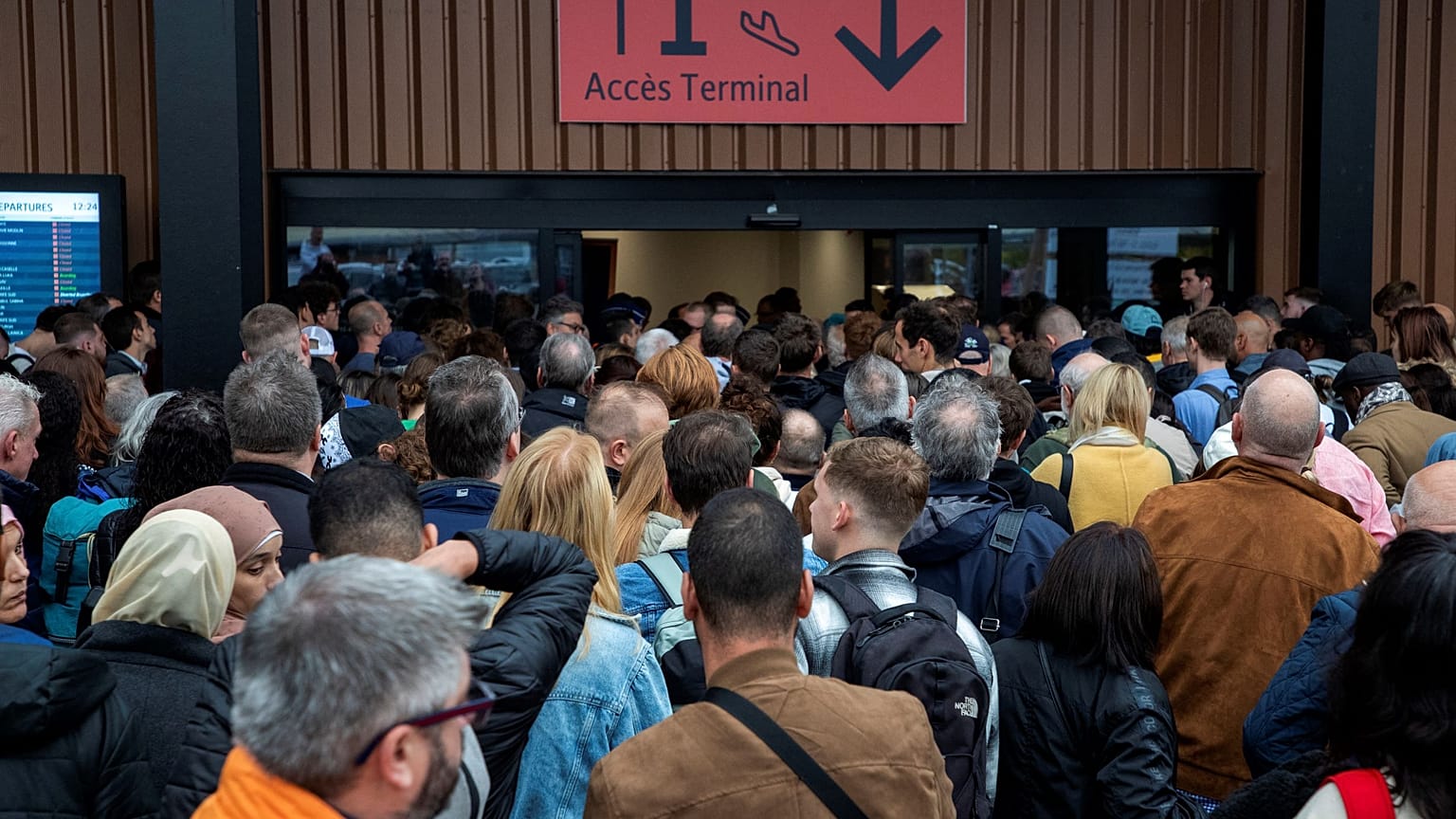 proteste all'eroporto di Charleroi