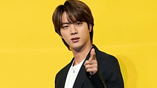 Jin, member of South Korean K-pop band BTS