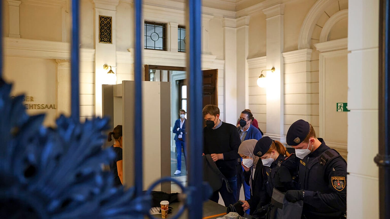 Tribunal régional, Landgericht pour les affaires criminelles, à Vienne, en Autriche, mardi 18 octobre 2022.