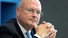 Arne Schoenbohm, President of the Federal Office for Information Security, attends a press conference in Berlin, July 2021